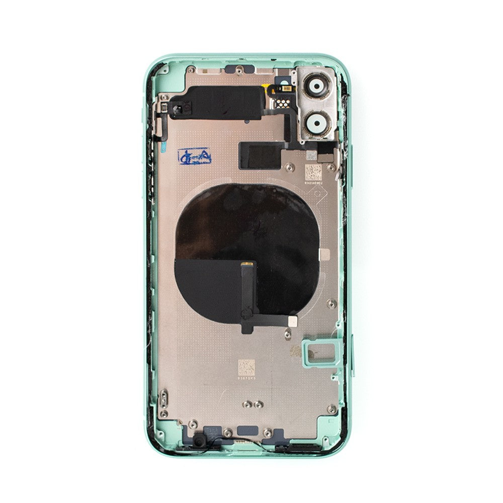 Rear Housing with Small Parts for iPhone 11 (Purple)-Green Rear Housing with Small Parts for iPhone 11 (Purple)-Green